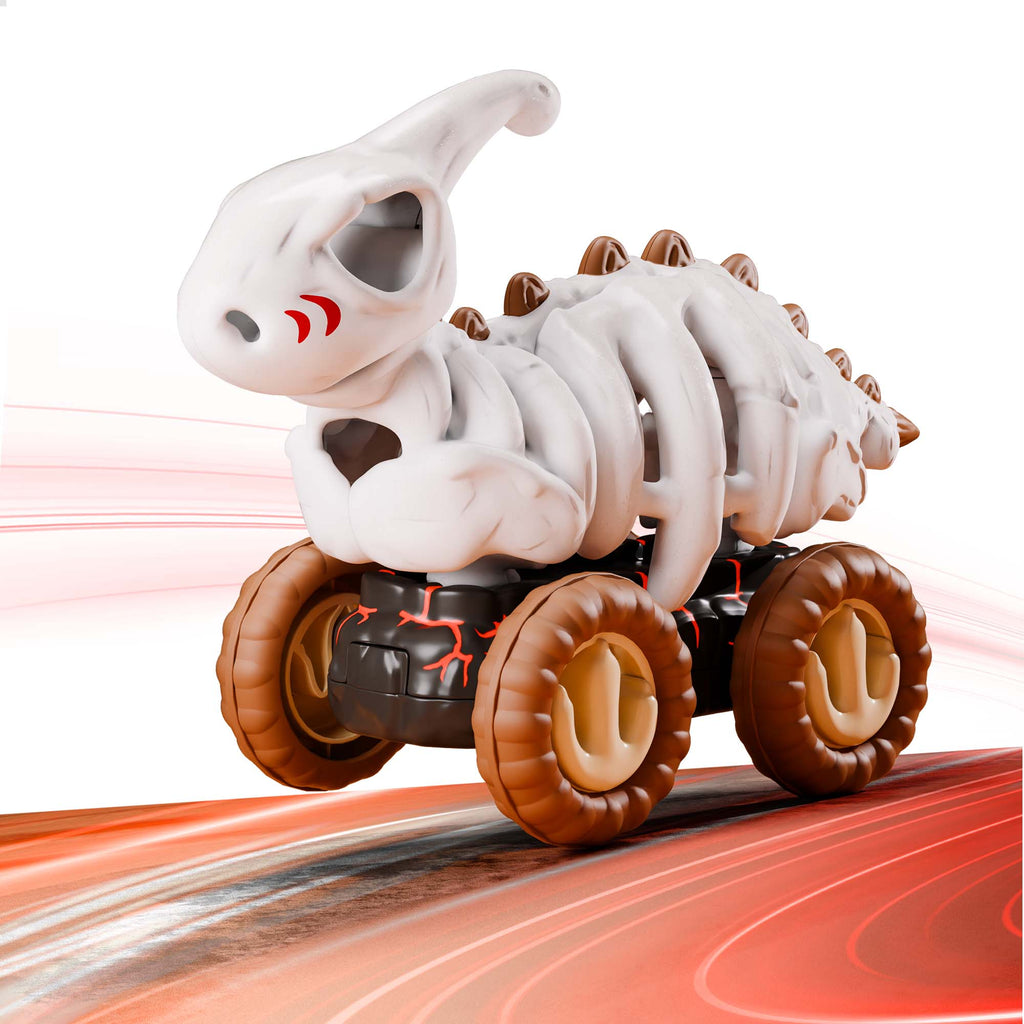Dinosaur Toy Trucks, Fossil Hadro Truck Toys