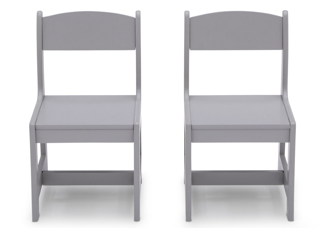 MySize Wood Kids Chairs for Playroom (Pack of 2)