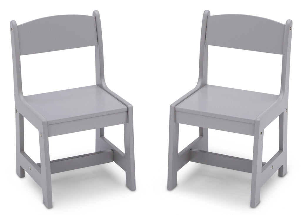 MySize Wood Kids Chairs for Playroom (Pack of 2)