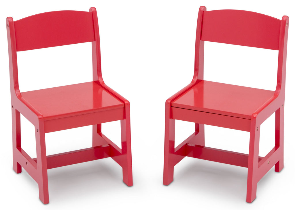 MySize Wood Kids Chairs for Playroom (Pack of 2)