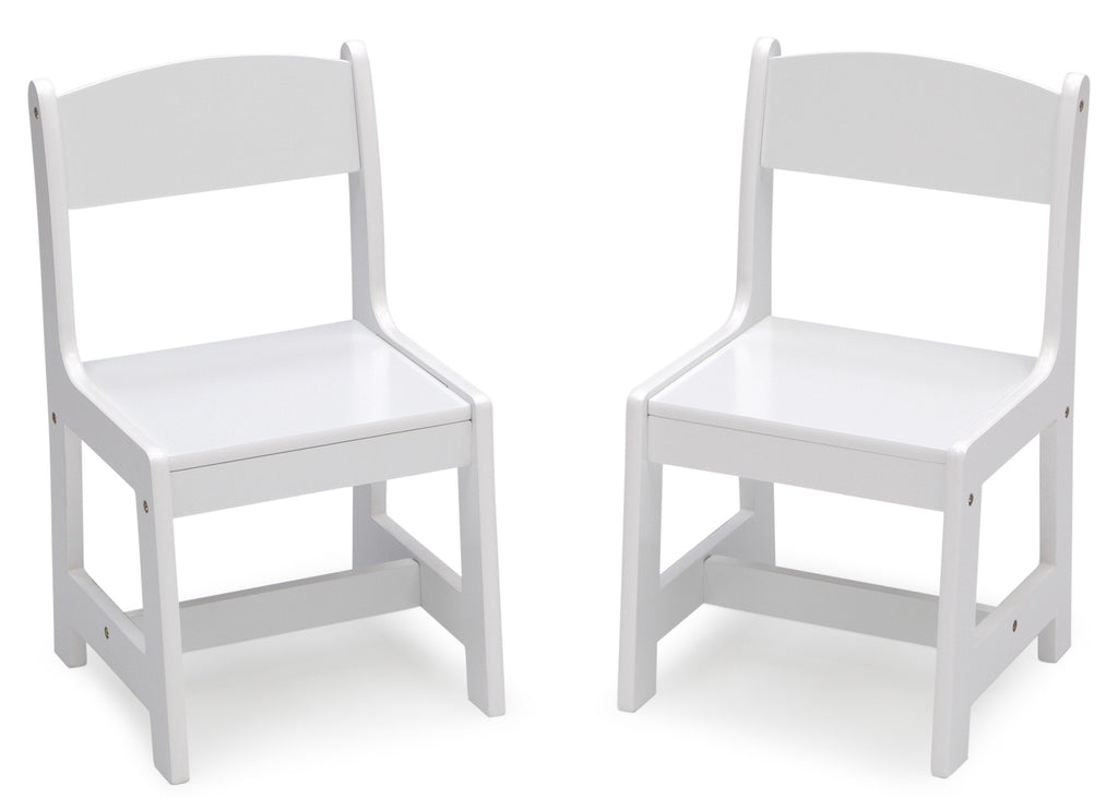 MySize Wood Kids Chairs for Playroom (Pack of 2)