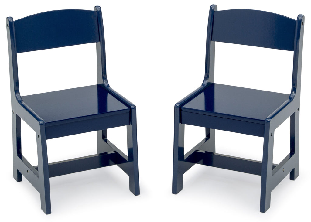 MySize Wood Kids Chairs for Playroom (Pack of 2)