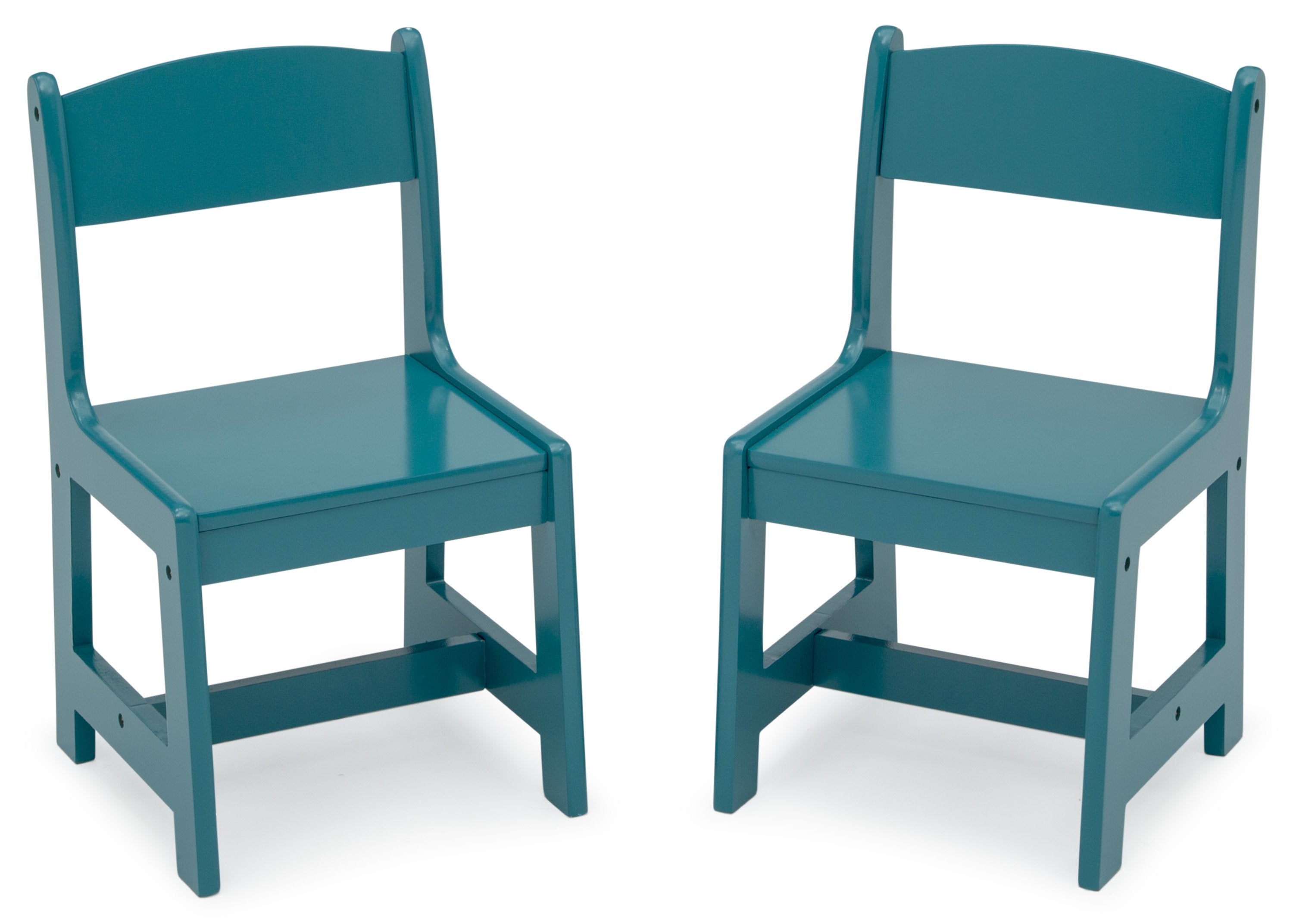 MySize Wood Kids Chairs for Playroom (Pack of 2)