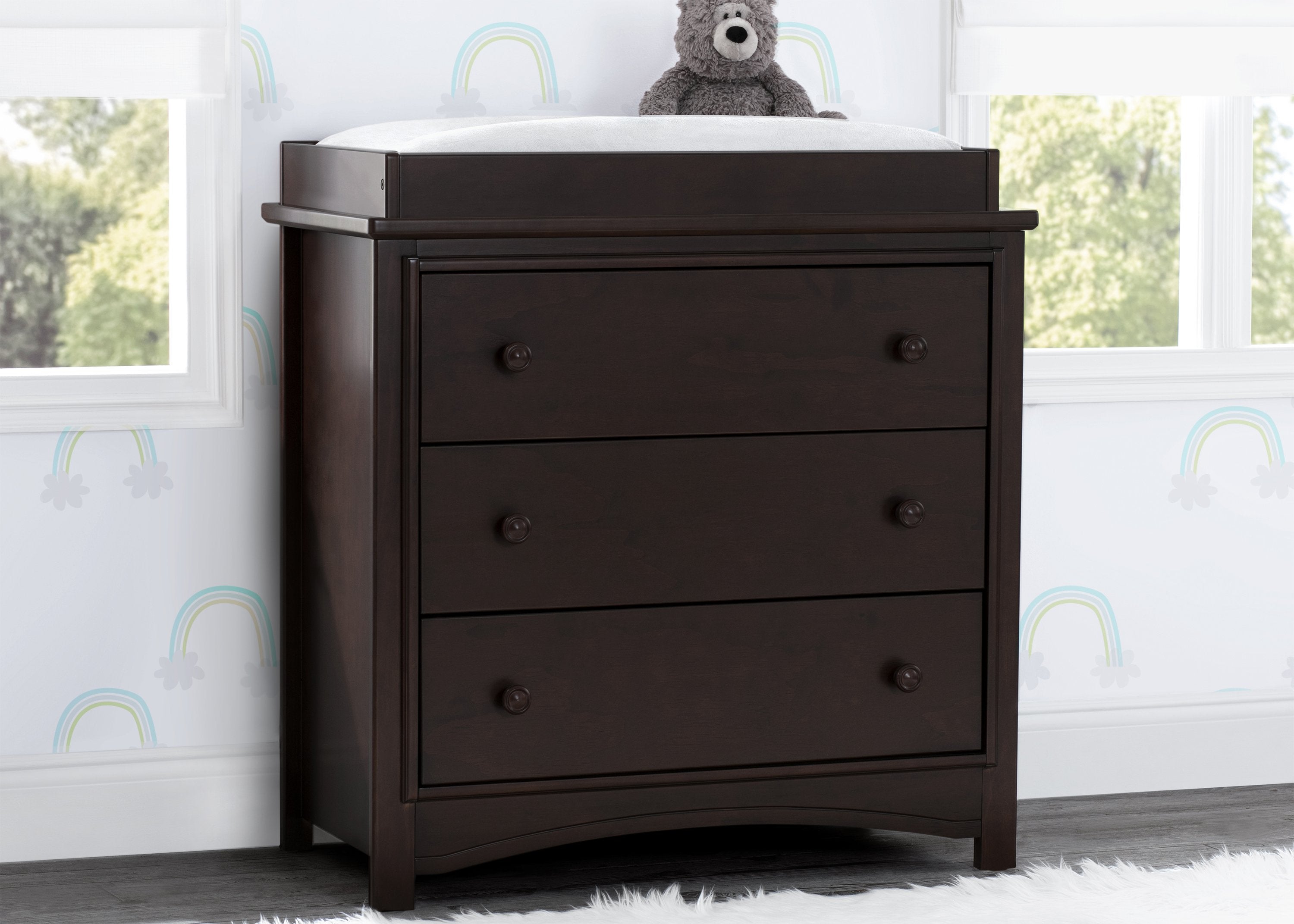 Perry 3 Drawer Dresser with Changing Top