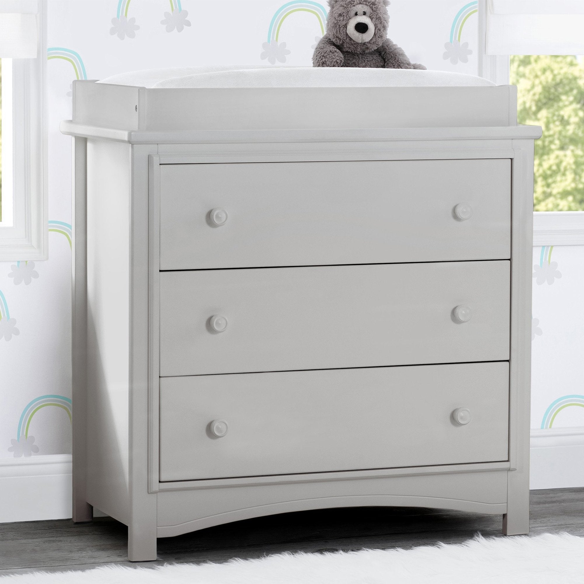 Perry 3 Drawer Dresser with Changing Top