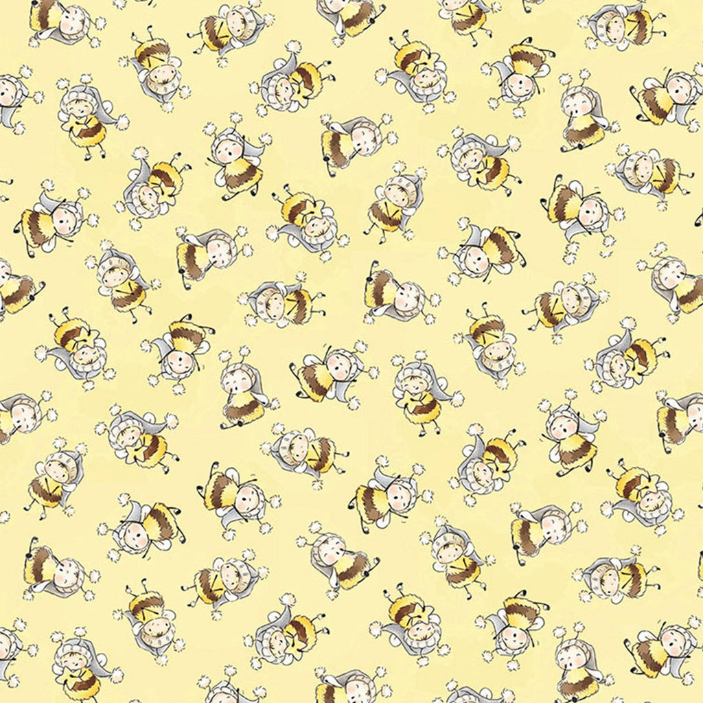 RETIRED - Fabric - Bloom and Little Star Collection - Bunny Bees - 1/4 yard