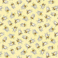 RETIRED - Fabric - Bloom and Little Star Collection - Bunny Bees - 1/4 yard