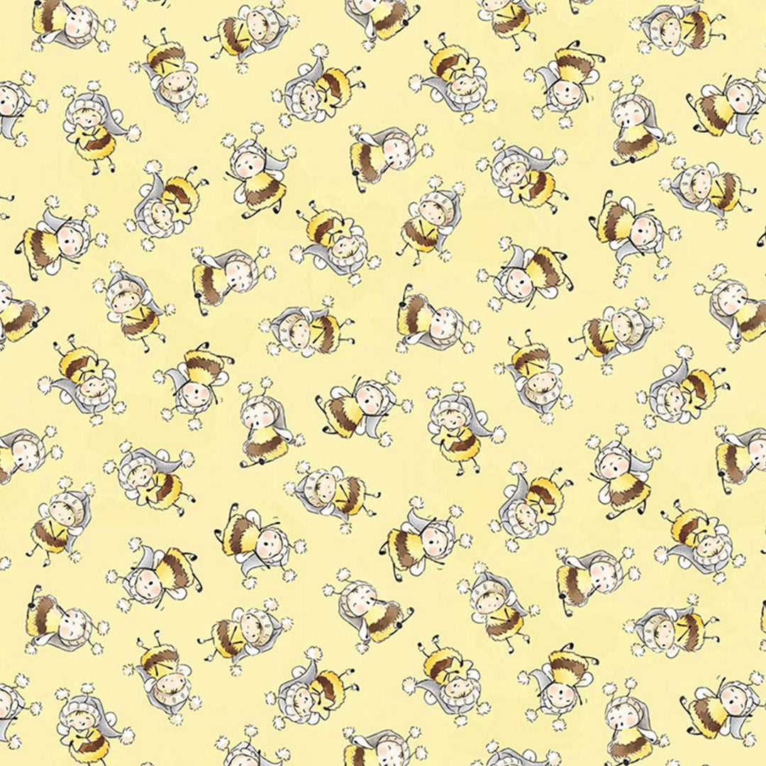 RETIRED - Fabric - Bloom and Little Star Collection - Bunny Bees - 1/4 yard