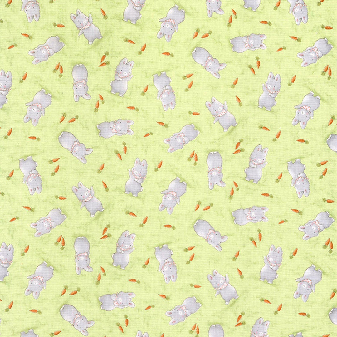 RETIRED - Fabric - Good Friends Farm Collection - Farm Bunnies - 1/4 yard