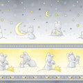 RETIRED - Fabric - Bloom Little Star Collection - 11 Bunny Stripe - 1/4 yard