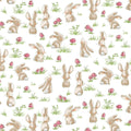 RETIRED - Fabric - Camp Cricket Collection - Curious Bunnies - 1/4 yard