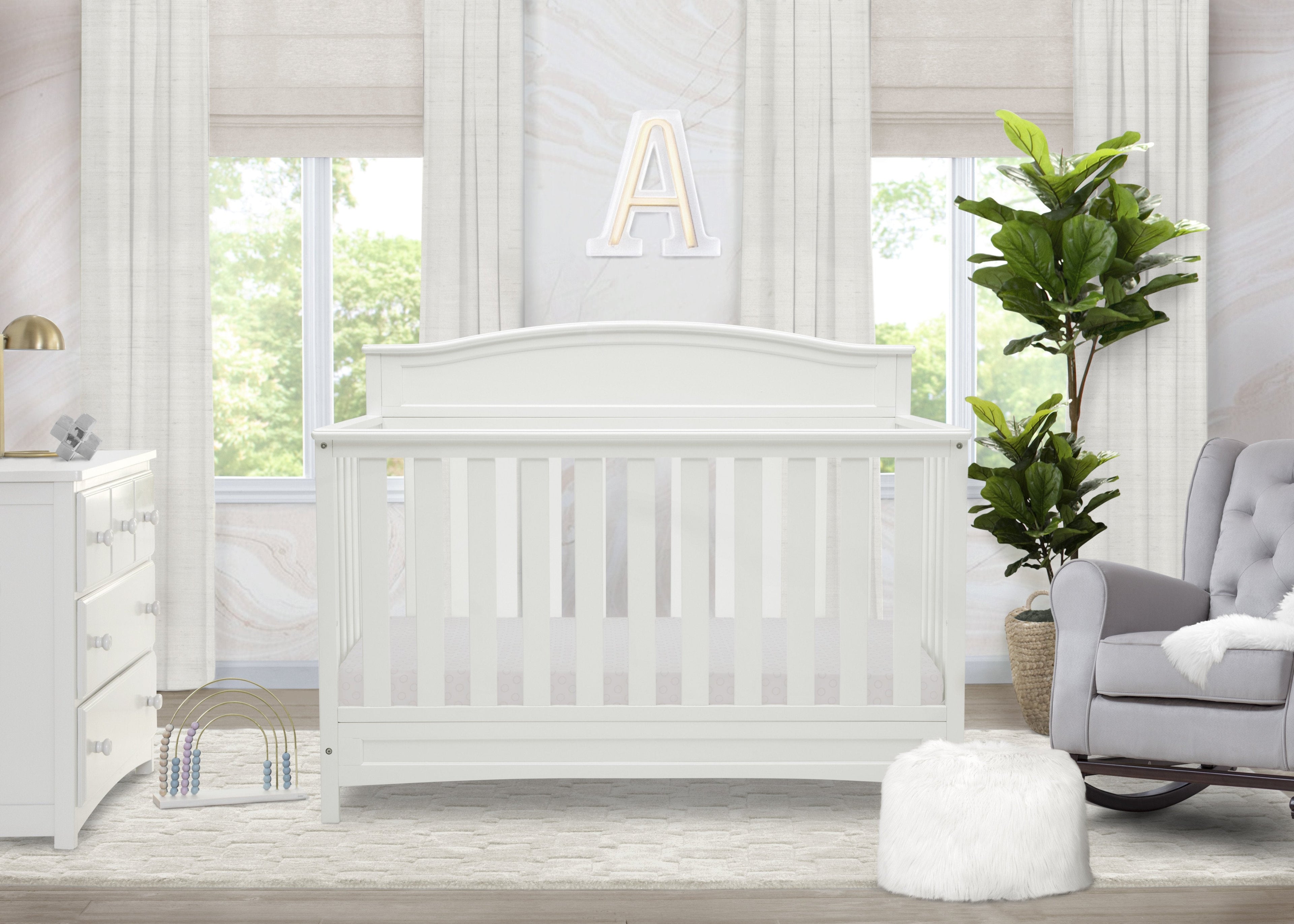 Emery Deluxe 6-in-1 Convertible Crib