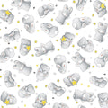 RETIRED - Fabric - Bloom and Little Star Collection - Happy Bunnies - 1/4 yard