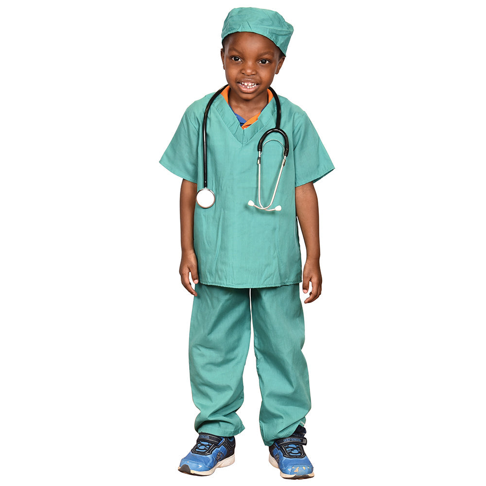 Community Helpers Dress-Up Costume Set | 6-Piece Career Outfits with Props for Ages 3–6