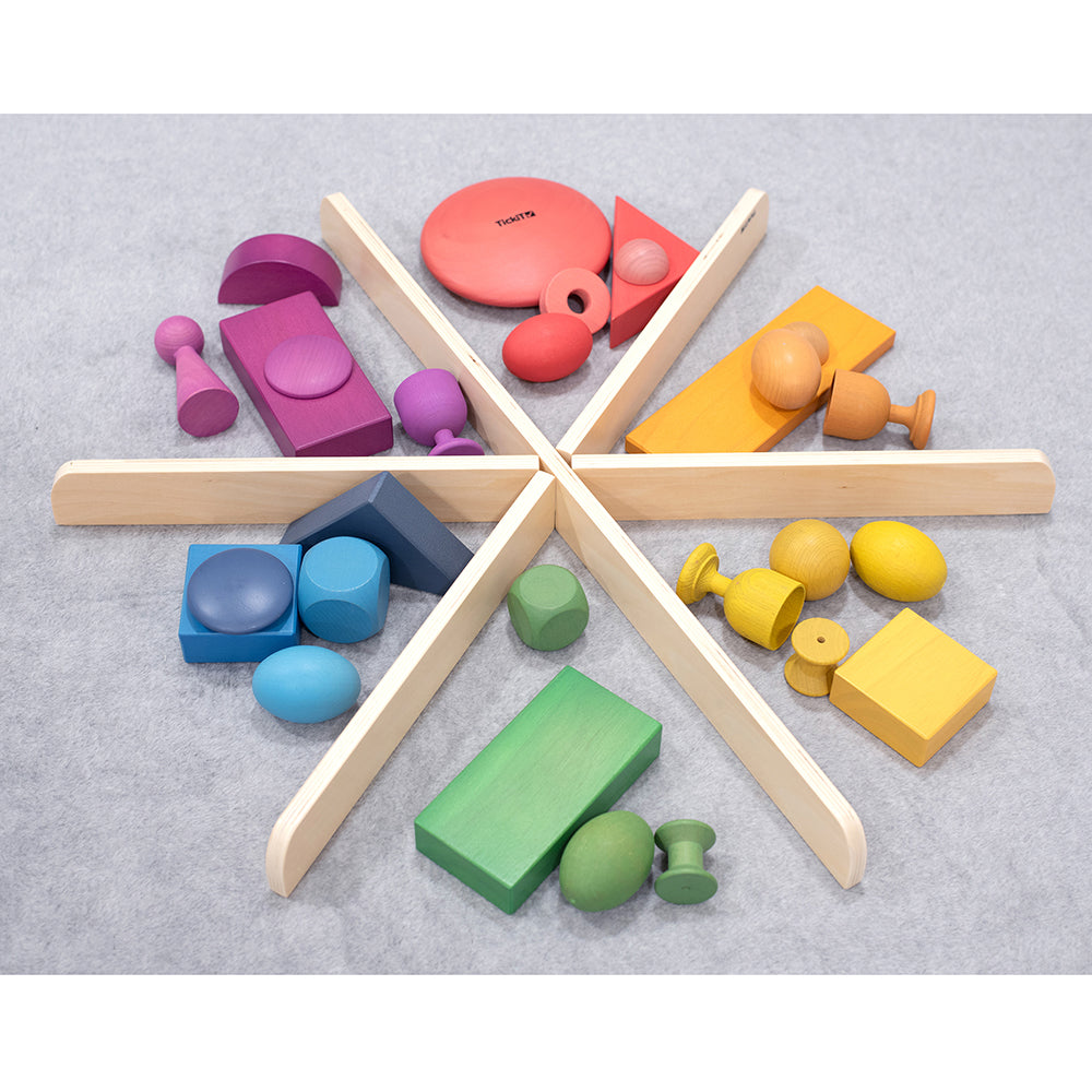 Wooden Sorting Dividers for Sensory Play