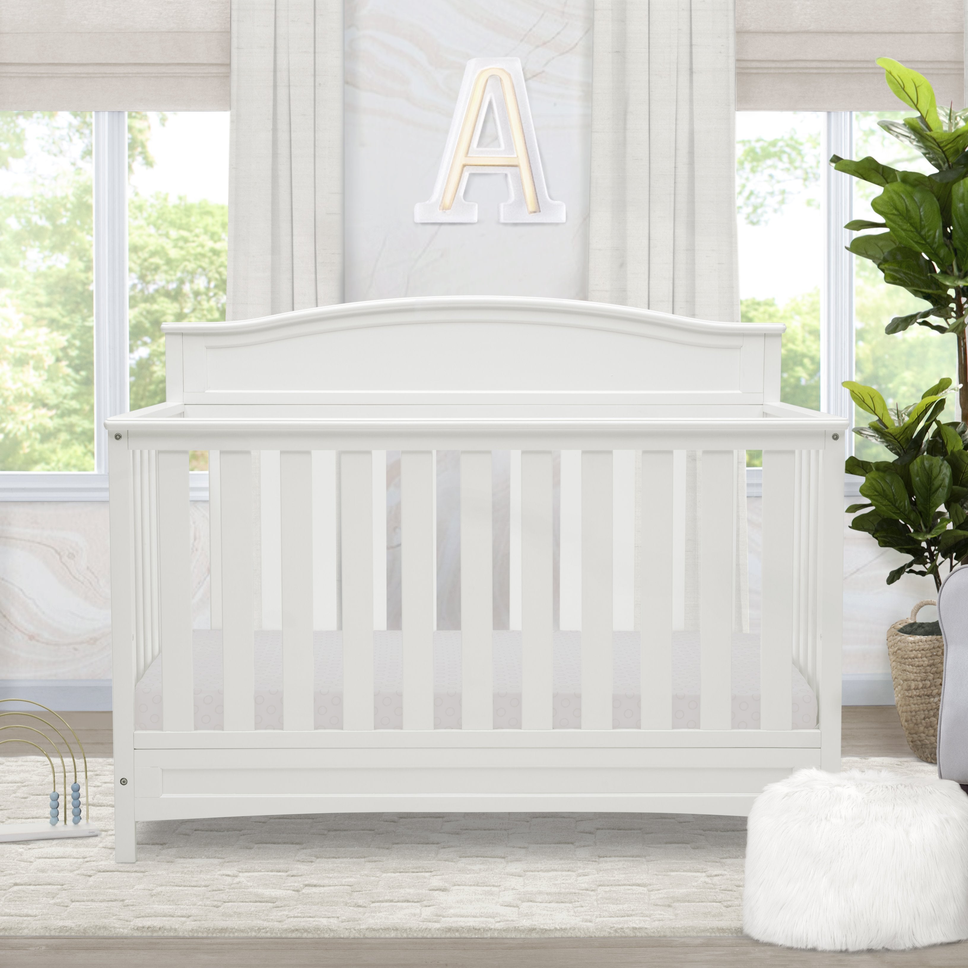 Emery Deluxe 6-in-1 Convertible Crib