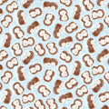 RETIRED - Fabric - Camp Cricket Collection - Tossed Porcupines - 1/4 yard