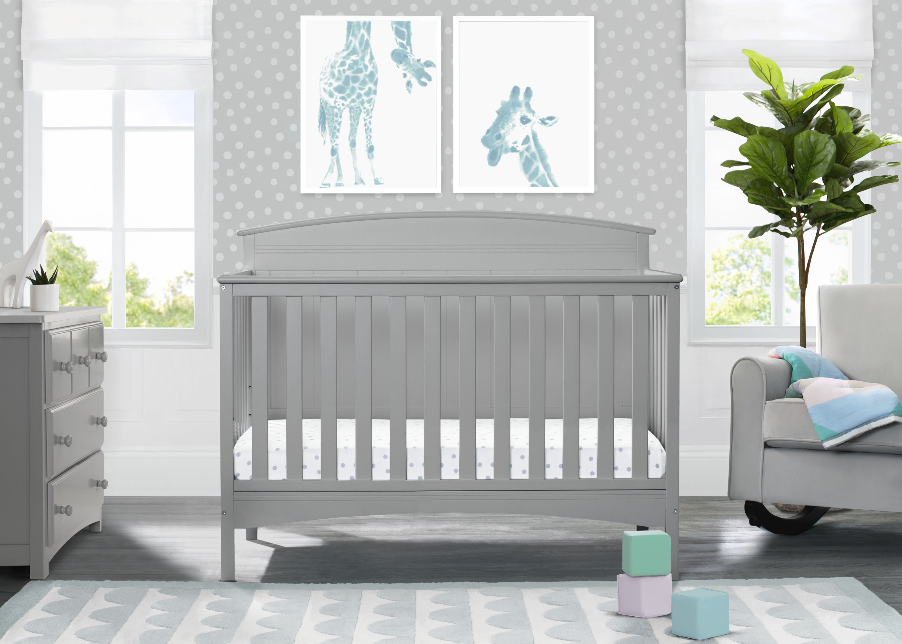 Archer Deluxe 6-in-1 Convertible Crib