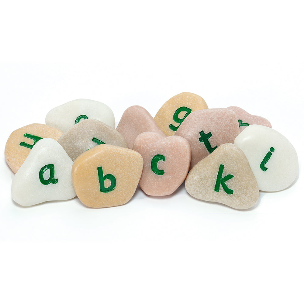 Yellow Door® Tactile Lowercase Alphabet Pebbles