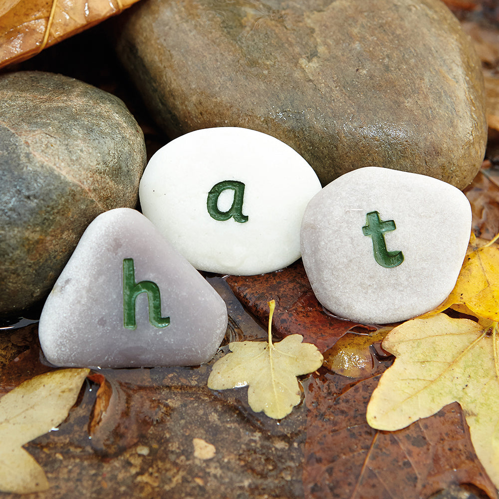 Yellow Door® Tactile Lowercase Alphabet Pebbles
