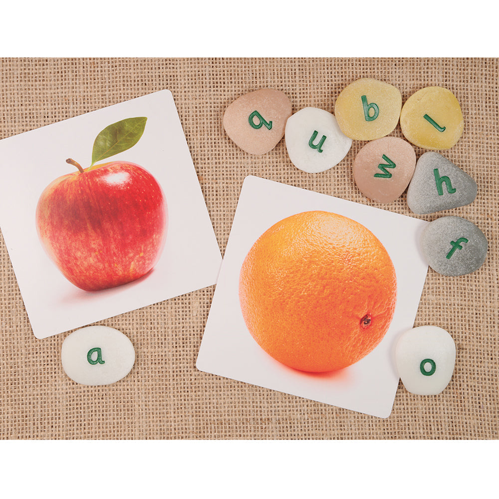 Yellow Door® Tactile Lowercase Alphabet Pebbles